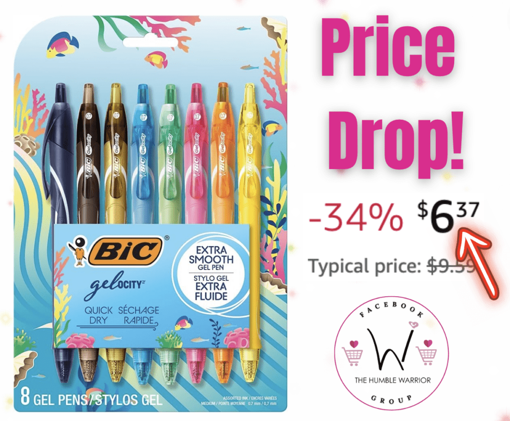 BIC Gelocity Quick Dry Ocean Themed Gel Pens!